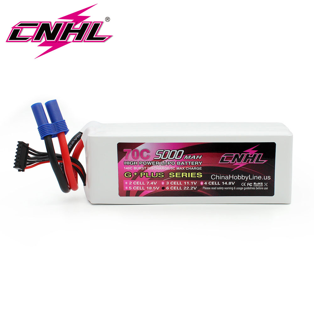 6S Lipo Battery 22.2V 5000Mah - Cnhl lipo 6s 22.2v bateria 5000mah