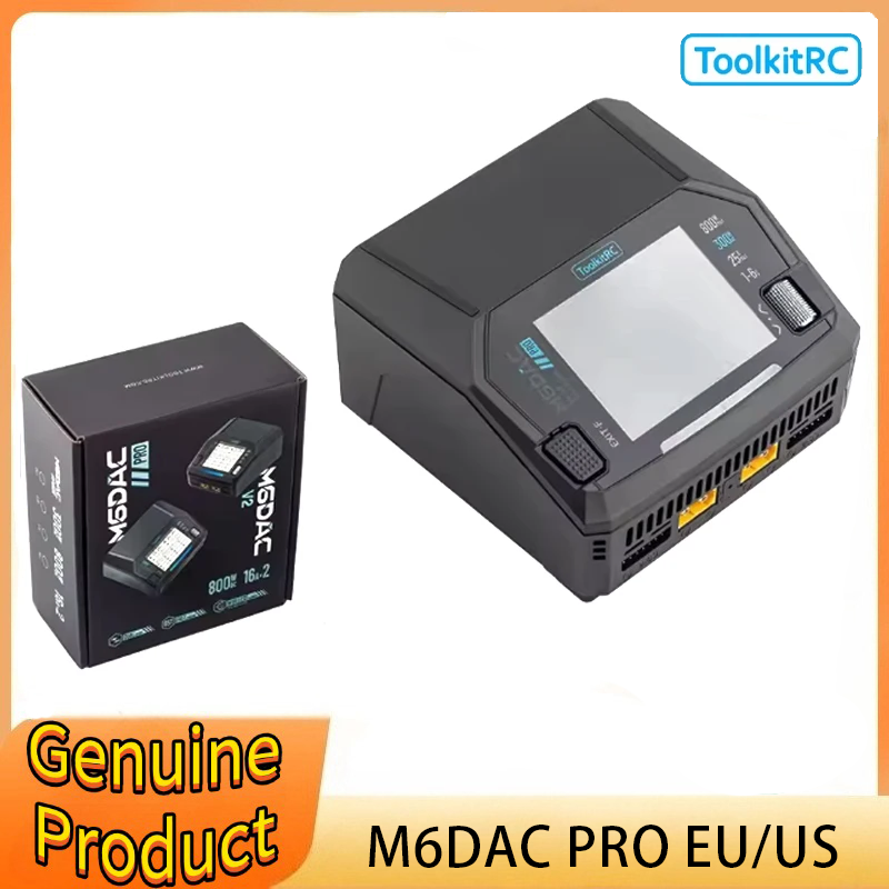 Toolkitrc M6Dac Smart Charger - Carregador de Bateria Lipo Inteligente ToolkitRC