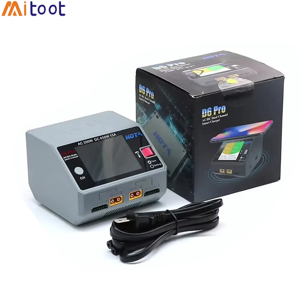 Hota D6 Pro Dual Lipo Charger - Carregador e Descarregador Inteligente HOTA D6