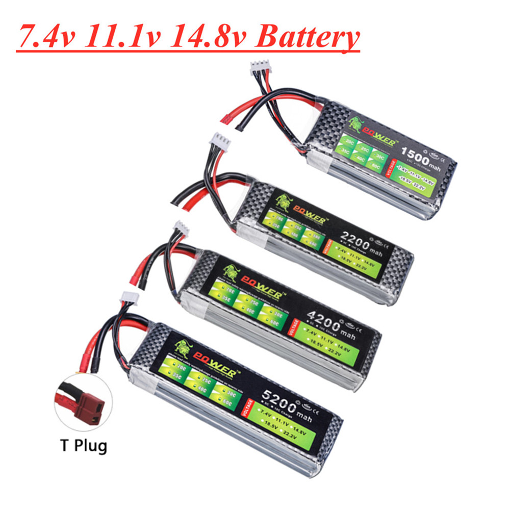 4S Lipo Battery 14.8V 6000Mah - Bateria lipo 2s 3S 4S 1500mah