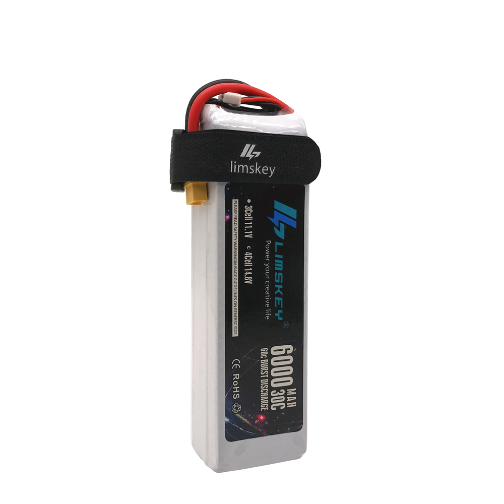 4S Lipo Battery 14.8V 6000Mah - Lismkey 14.8v 6000mah 30c explosão 60c