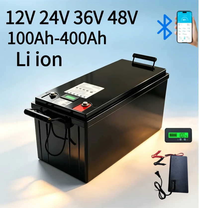Lifepo4 12V 100Ah Bms Bluetooth - Bateria Bluetooth BMS Li-ion/LiFePO4 12V 24V