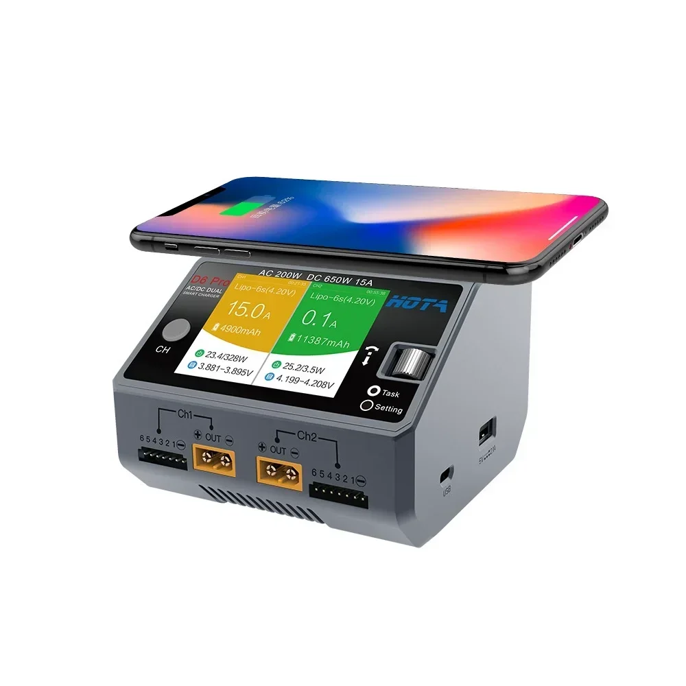 Hota D6 Pro Dual Lipo Charger - Carregador Inteligente HOTA D6 Pro de
