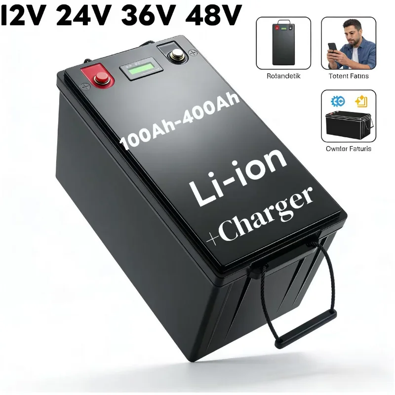 Lifepo4 12V 100Ah Bms Bluetooth - Bateria de Lítio Bluetooth BMS |