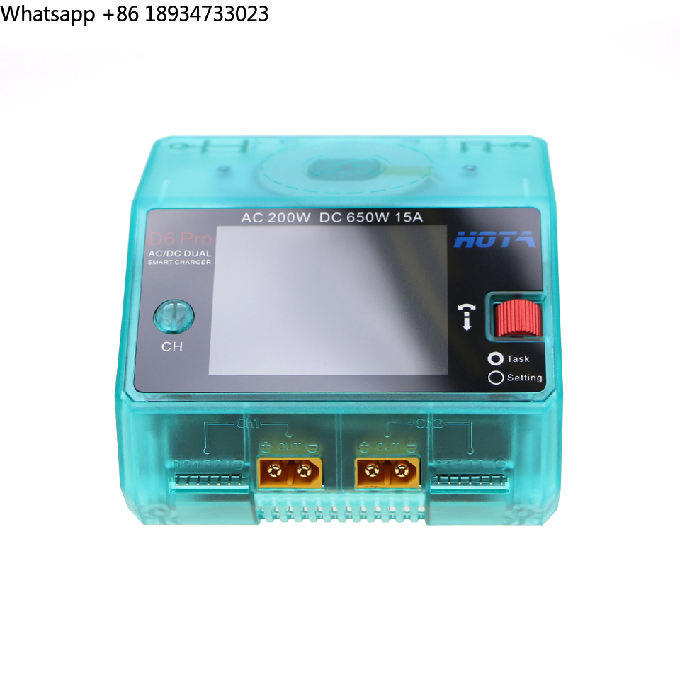 Hota D6 Pro Dual Lipo Charger - Carregador inteligente HOTA D6 Pro Dual