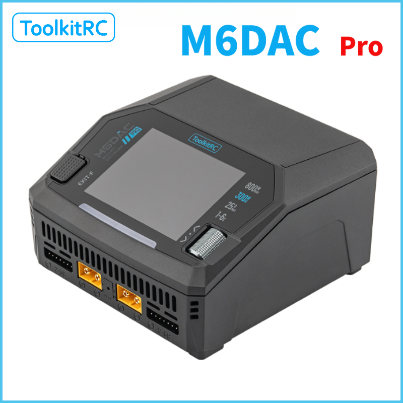 Toolkitrc M6Dac Smart Charger - Carregador de Bateria Lipo Inteligente de