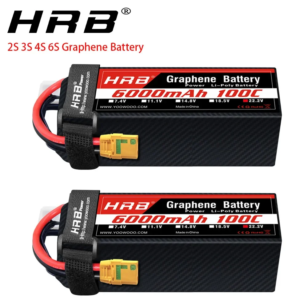 6S Lipo Battery 22.2V 5000Mah - 2PC Bateria de grafeno 2S 3S