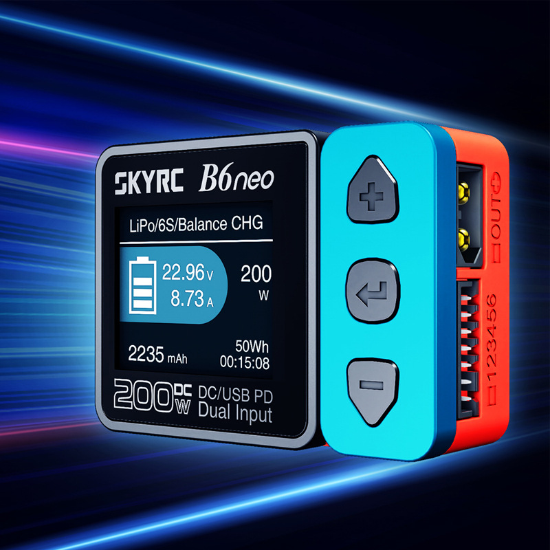 Skyrc B6 Neo Smart Charger - SkyRC B6 neo Carregador Inteligente DC