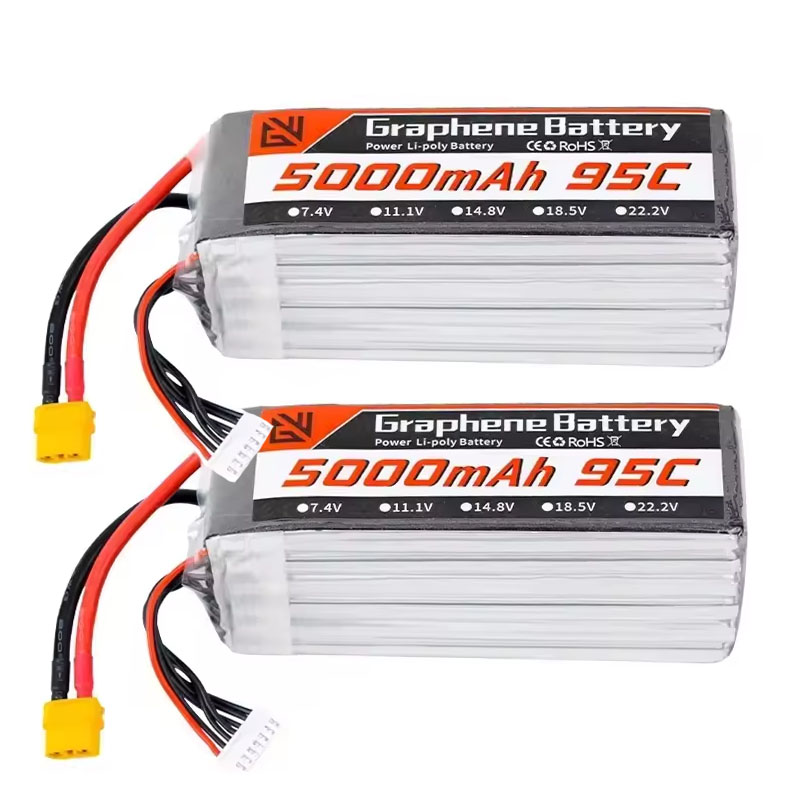 6S Lipo Battery 22.2V 5000Mah - Bateria Lipo 6S 5000mAh XT60 XT90