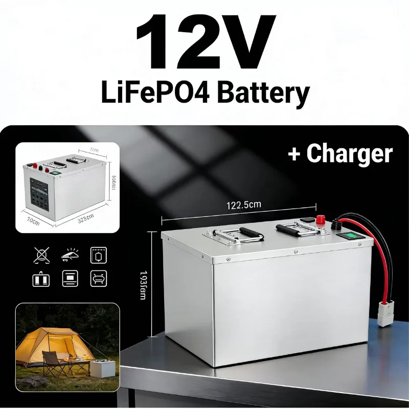 Lifepo4 12V 100Ah Bms Bluetooth - Bateria LiFePO4 12V 24V 48V 100Ah-280Ah