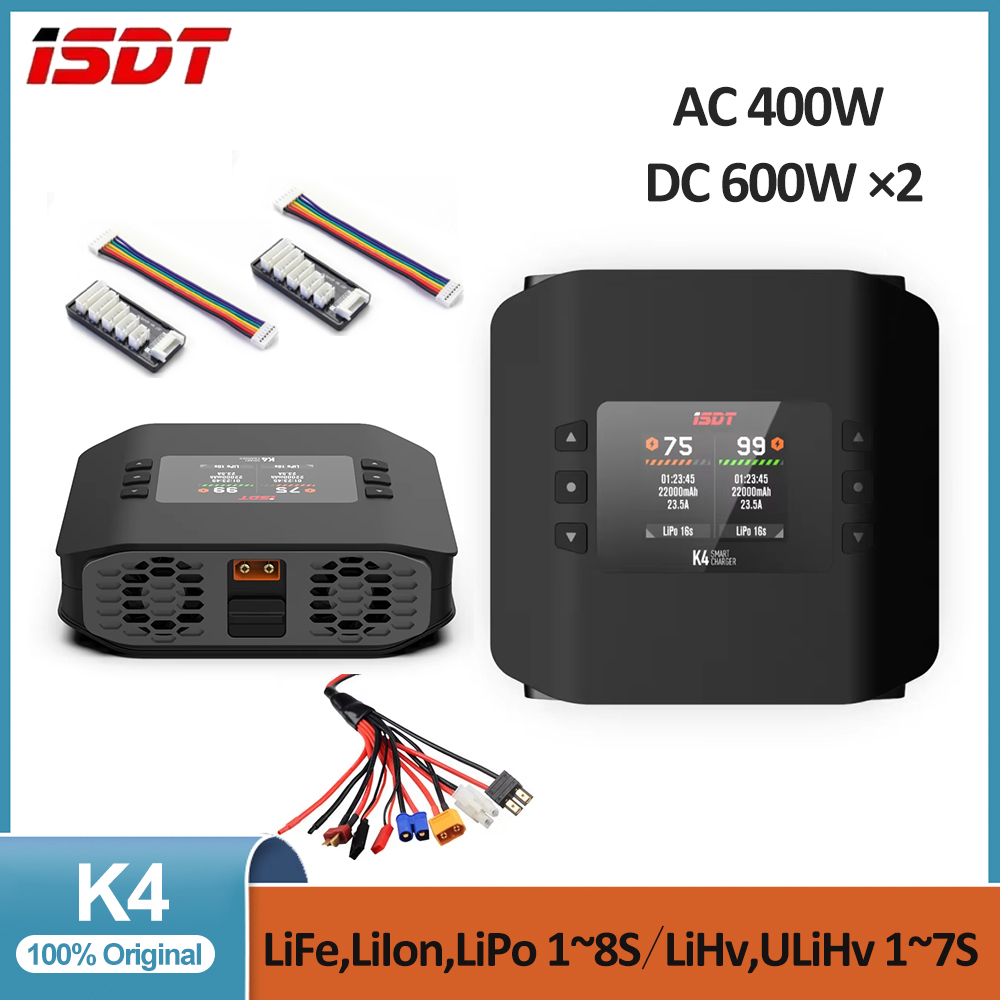 Isdt K4 Dual Lipo Charger - Isdt k4 1 ~ 8s carregador