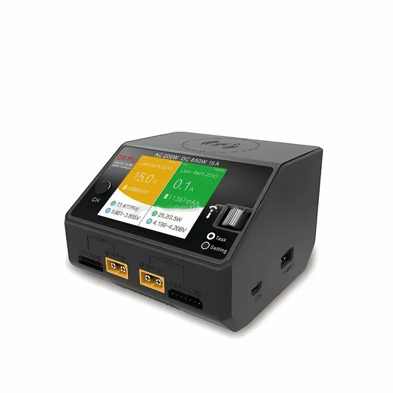 Hota D6 Pro Dual Lipo Charger - Carregador Inteligente D6 Pro em Promoção: