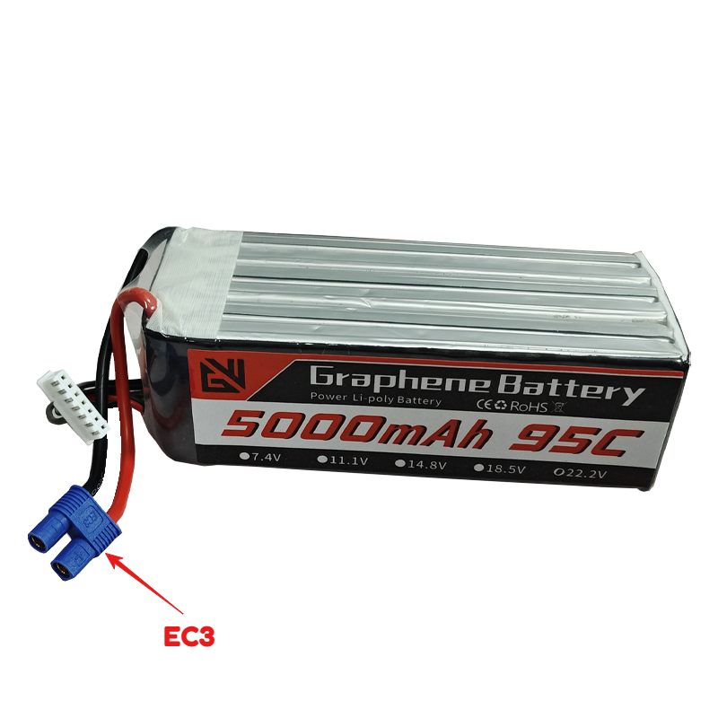Bateria LiPo 95C de Alta Capac - 6S Lipo Battery 22.2V 5000Mah avaliação e preço
