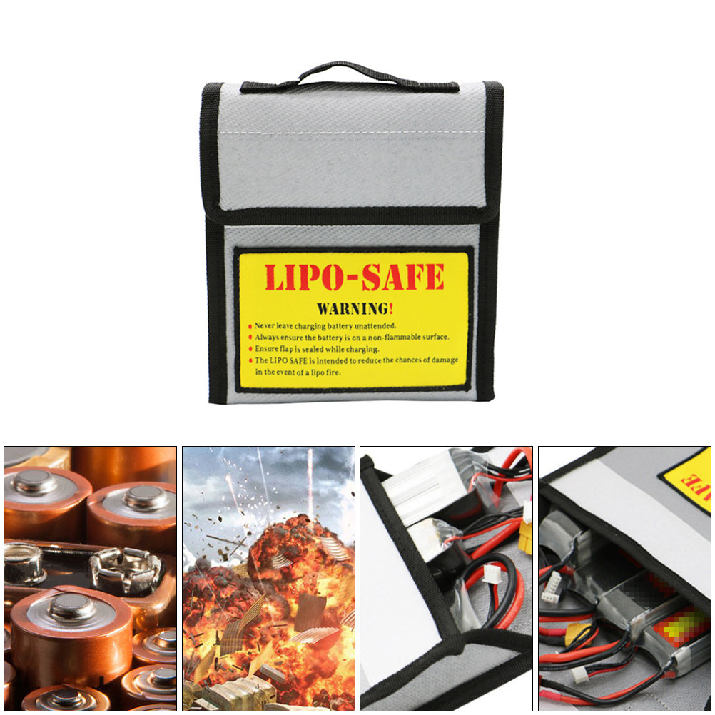 1 unidade de bolsa de armazena - Lipo Battery Fireproof Safety Charge Box avaliação e preço