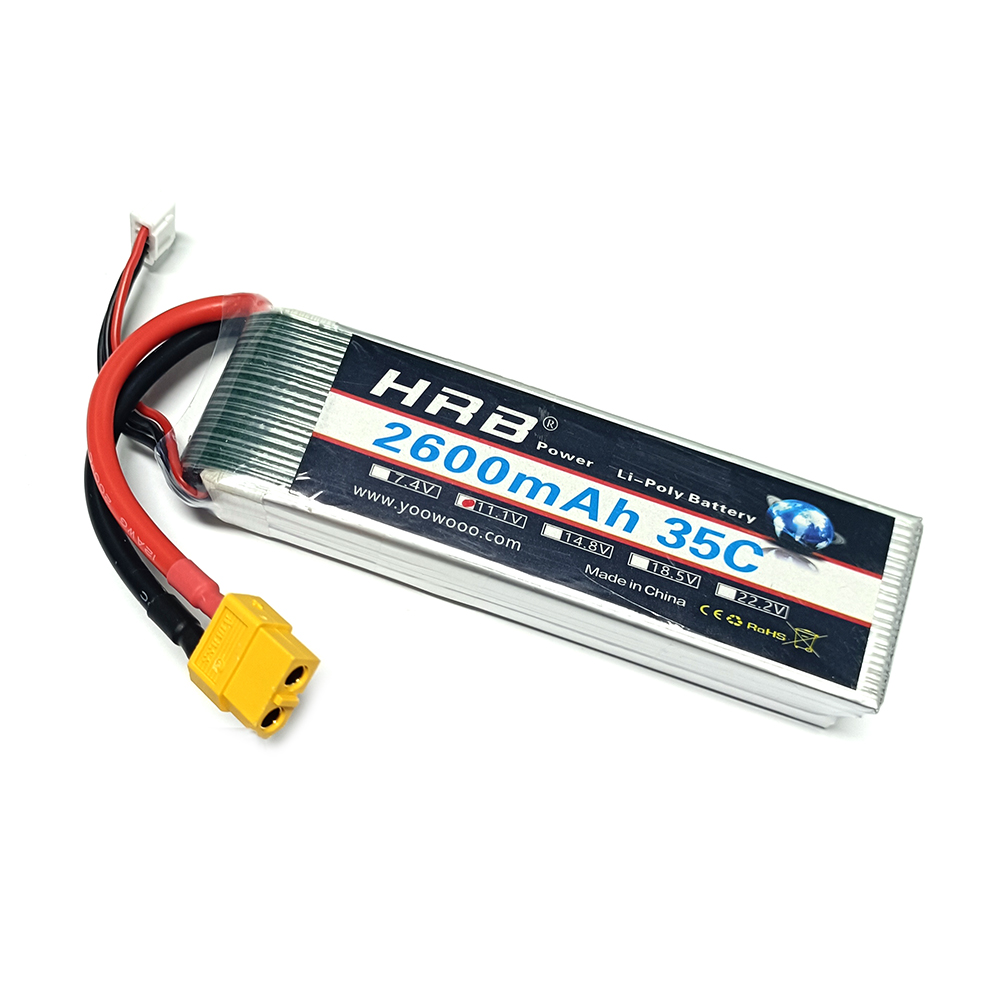Bateria lipo hrb 2s 3s 4S 6s 1 - 6S Lipo Battery 22.2V 5000Mah avaliação e preço