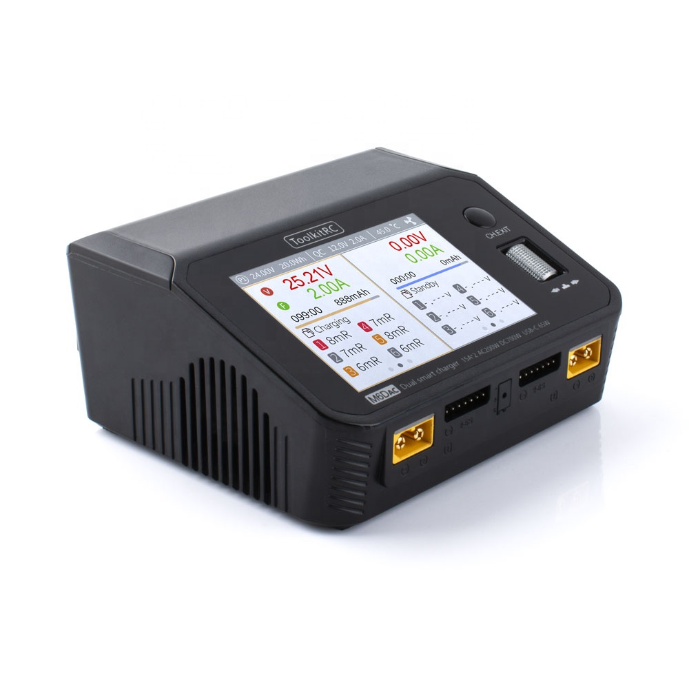 Carregador Inteligente Duplo T - Toolkitrc M6Dac Smart Charger avaliação e preço