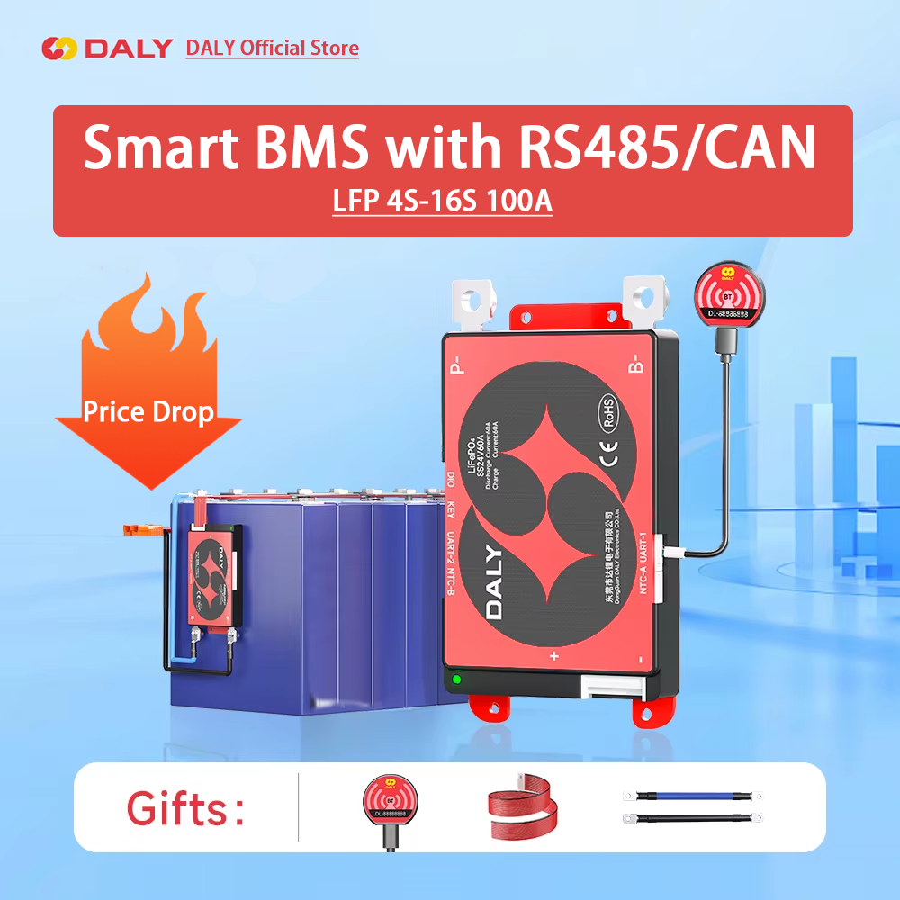 Daly Smart BMS 4S Lifepo4 12V  - Lifepo4 12V 100Ah Bms Bluetooth avaliação e preço