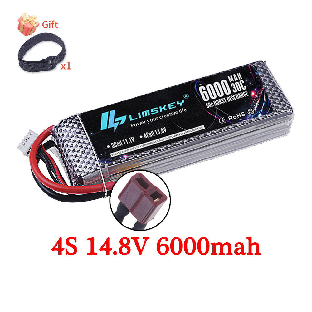 7.4v 11.1v 14.8v 22.2v 6000mah - 4S Lipo Battery 14.8V 6000Mah avaliação e preço
