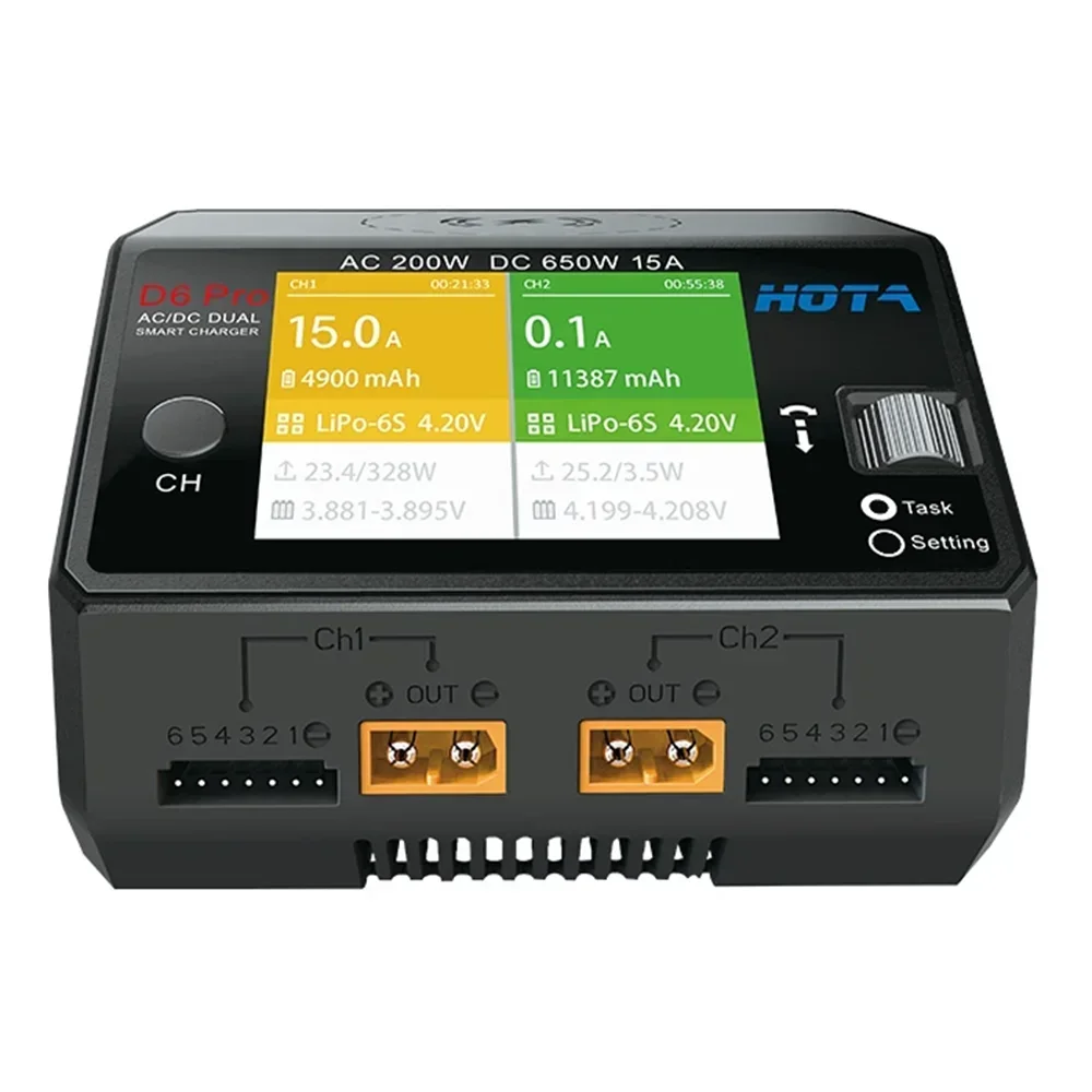 Carregador Inteligente HOTA D6 - Hota D6 Pro Dual Lipo Charger avaliação e preço