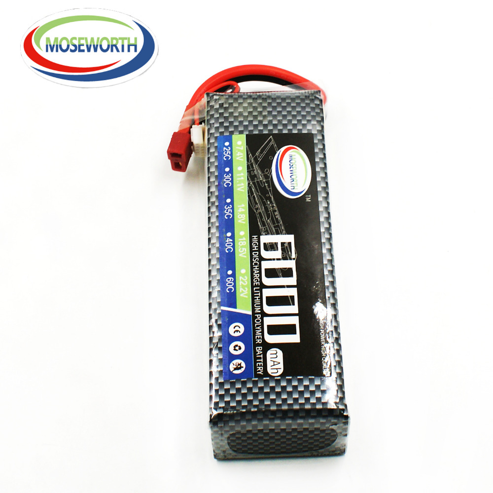 4S 14.8v 6000mah rc brinquedo  - 4S Lipo Battery 14.8V 6000Mah avaliação e preço