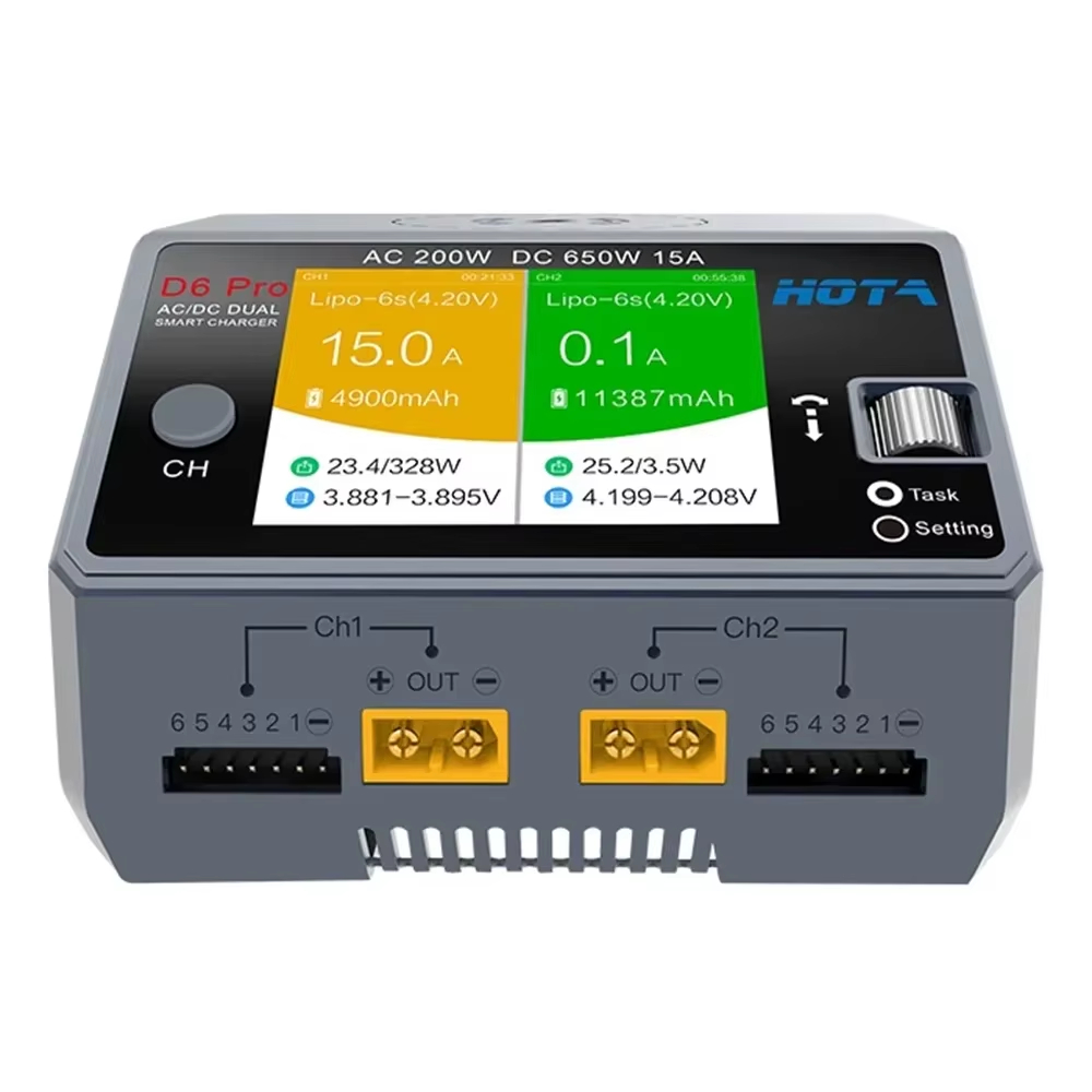 Carregador HOTA D6 Pro de Cana - Hota D6 Pro Dual Lipo Charger avaliação e preço