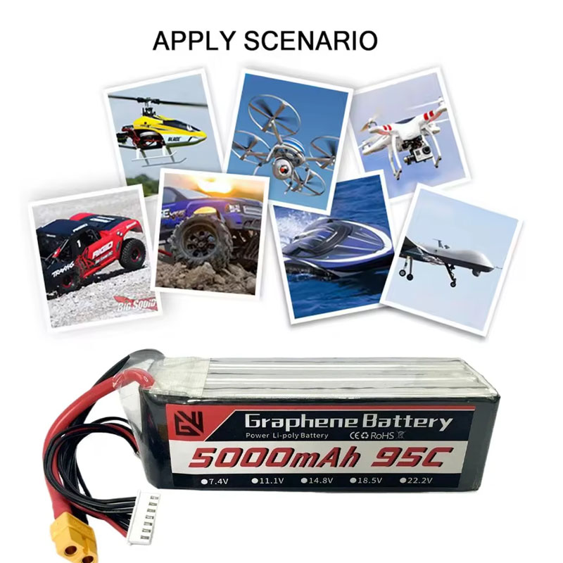 Bateria Lipo 6S 5000mAh XT60 X - 6S Lipo Battery 22.2V 5000Mah avaliação e preço