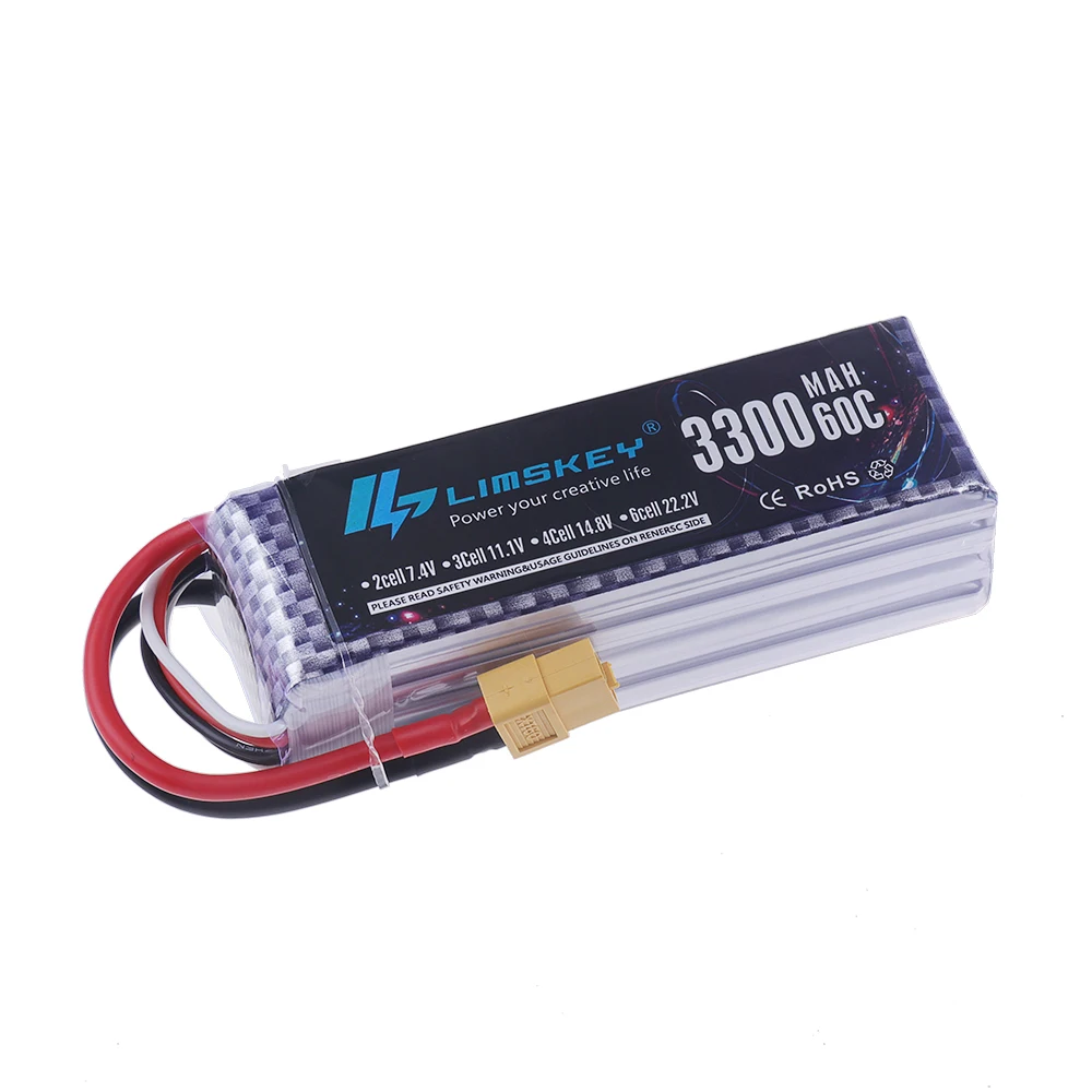 Bateria Lipo 60C 14,8V 4S 1500 - 4S Lipo Battery 14.8V 6000Mah avaliação e preço
