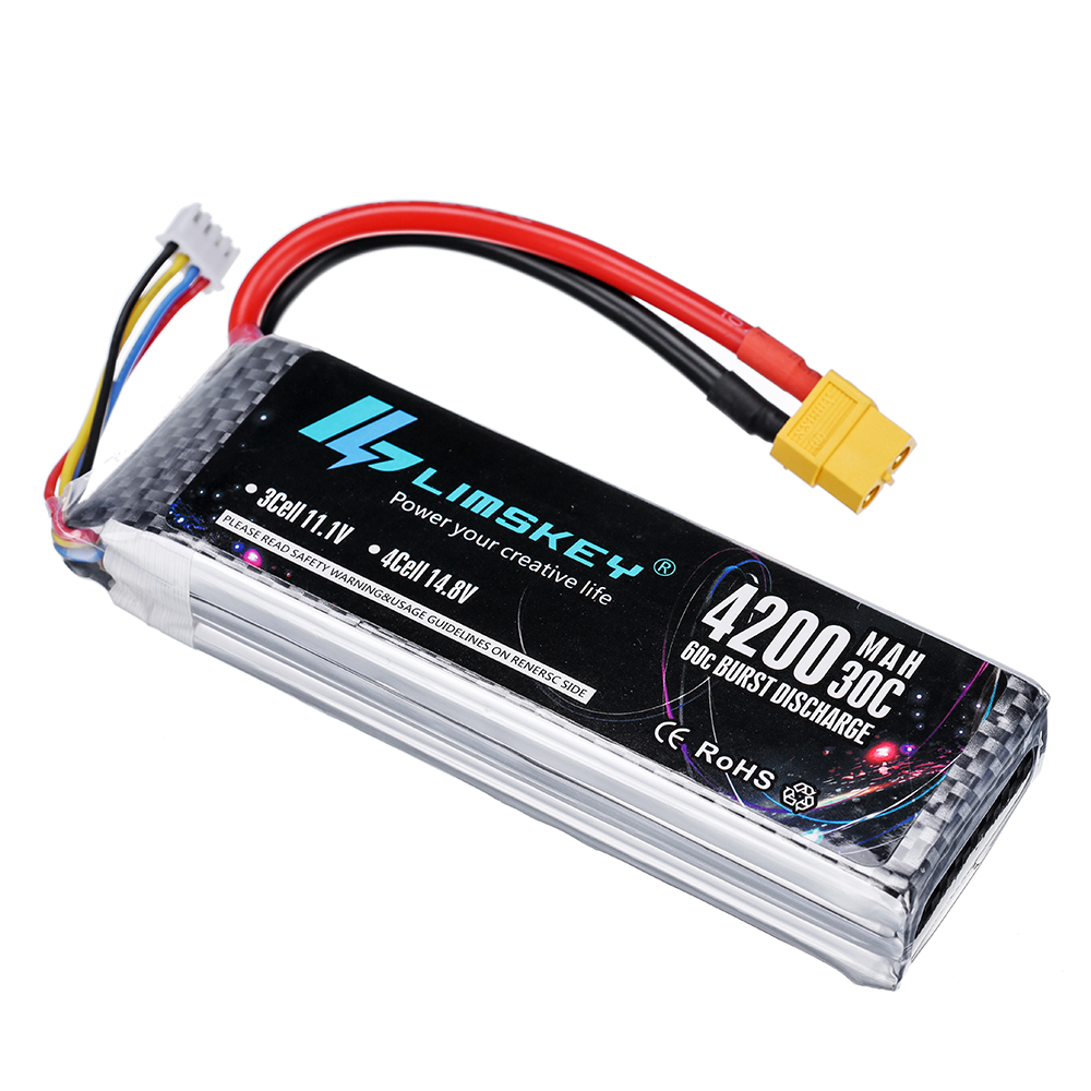Bateria lipo 2s 3s 4S 7.4v 11. - 4S Lipo Battery 14.8V 6000Mah avaliação e preço