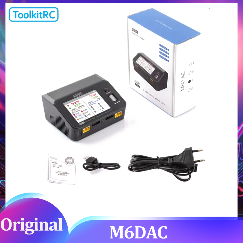 Carregador/Descarregador de Ba - Toolkitrc M6Dac Smart Charger avaliação e preço