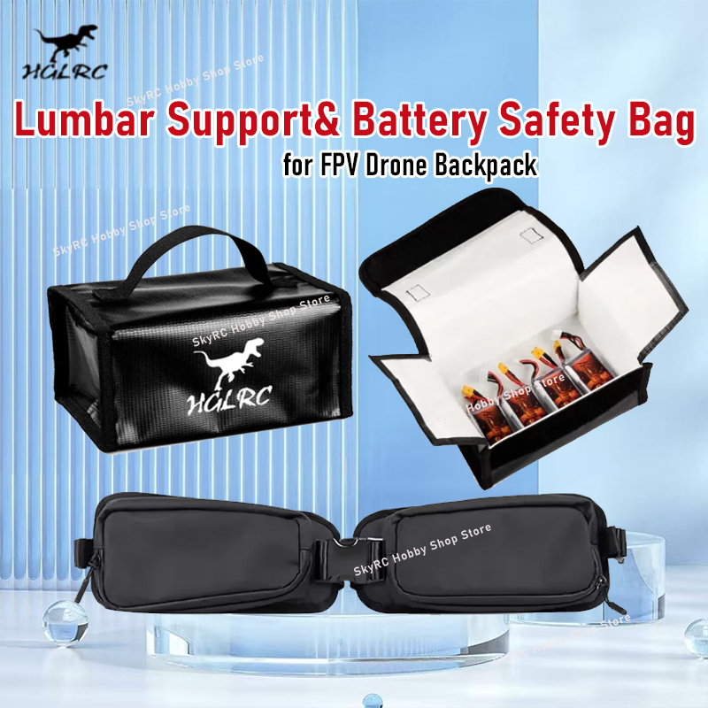 Suporte Lombar HGLRC e Bolsa d - Lipo Battery Fireproof Safety Charge Box avaliação e preço