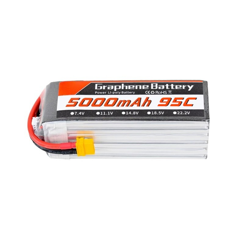 Bateria Lipo de Grafeno 5000mA - 6S Lipo Battery 22.2V 5000Mah avaliação e preço