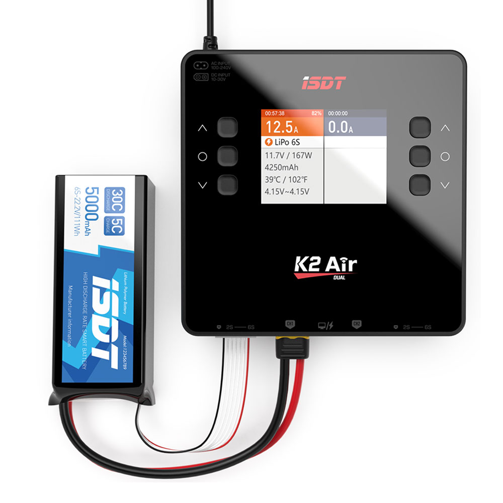 ISDT Lipo Bateria Balance Carr - Isdt K4 Dual Lipo Charger avaliação e preço