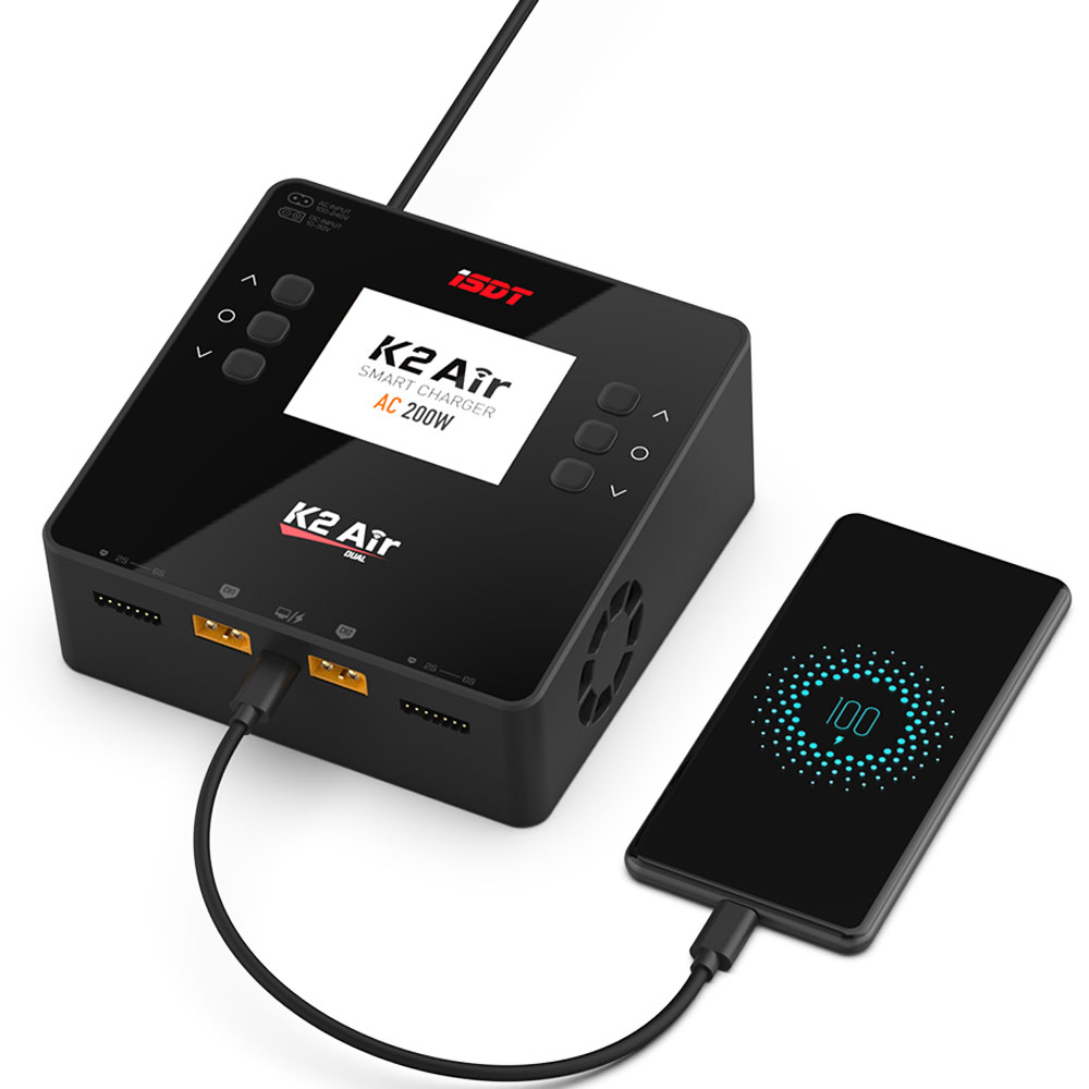 ISDT Lipo Bateria Balance Carr - Isdt K4 Dual Lipo Charger avaliação e preço